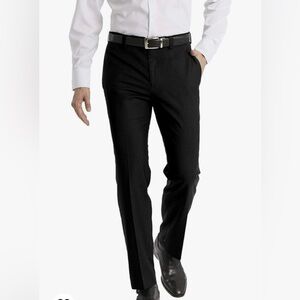 Alexander Julian Men’s Black Slim Fit-Stretch pants Flex Waist 34/30 NWT
